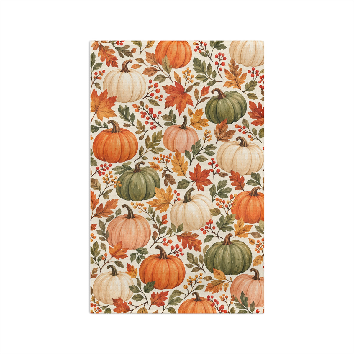 Pumpkin Patch Microfiber Tea Towel