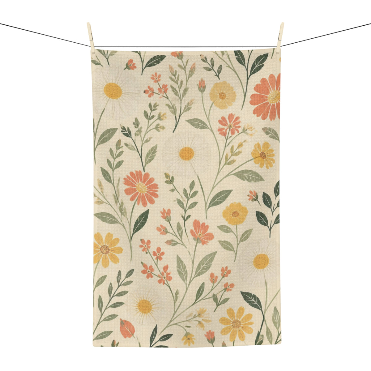 Sunday Garden Microfiber Tea Towel