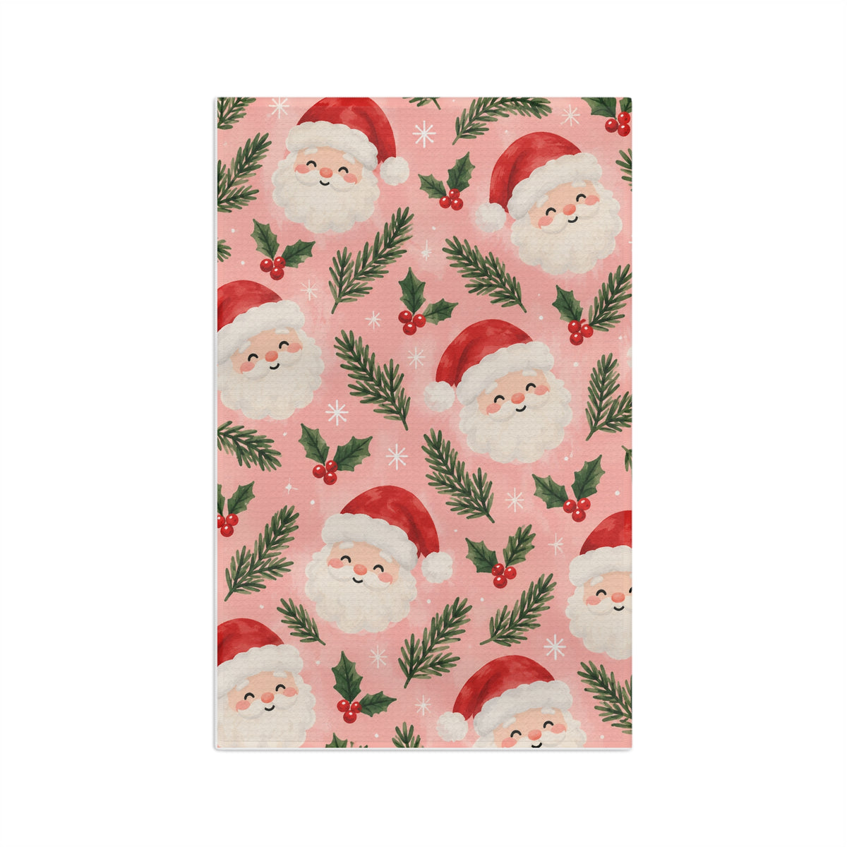 Jolly Santa Microfiber Tea Towel