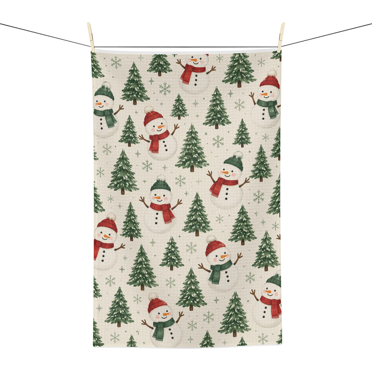 Snow Day Microfiber Tea Towel