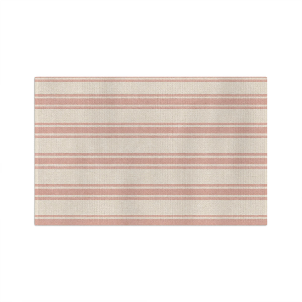 Dusty Pink Stripe Microfiber Tea Towel