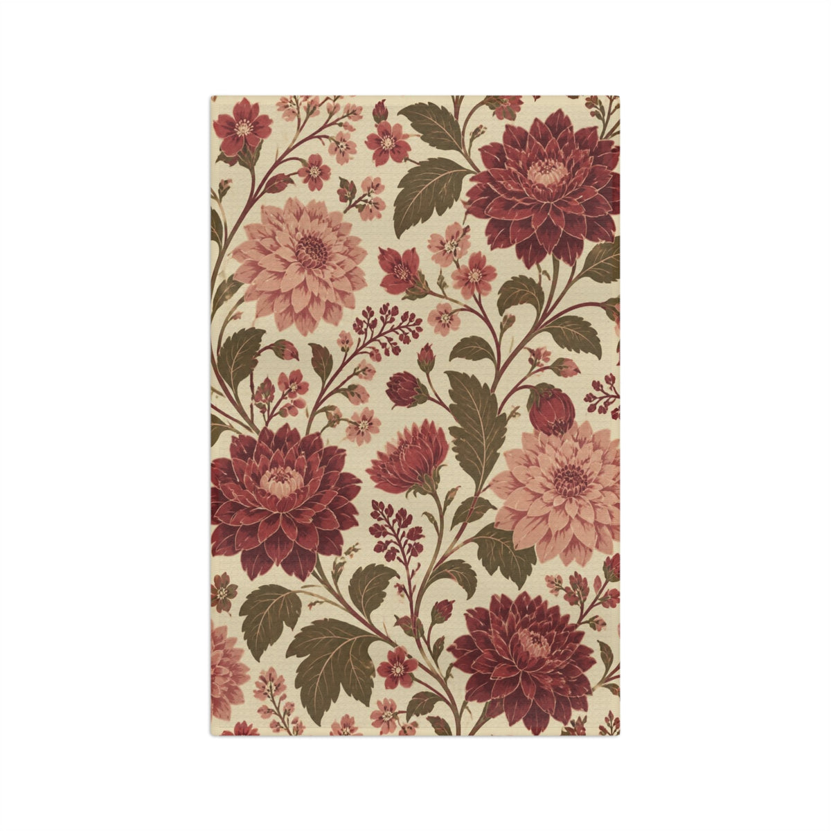 Cottage Blooms Microfiber Tea Towel