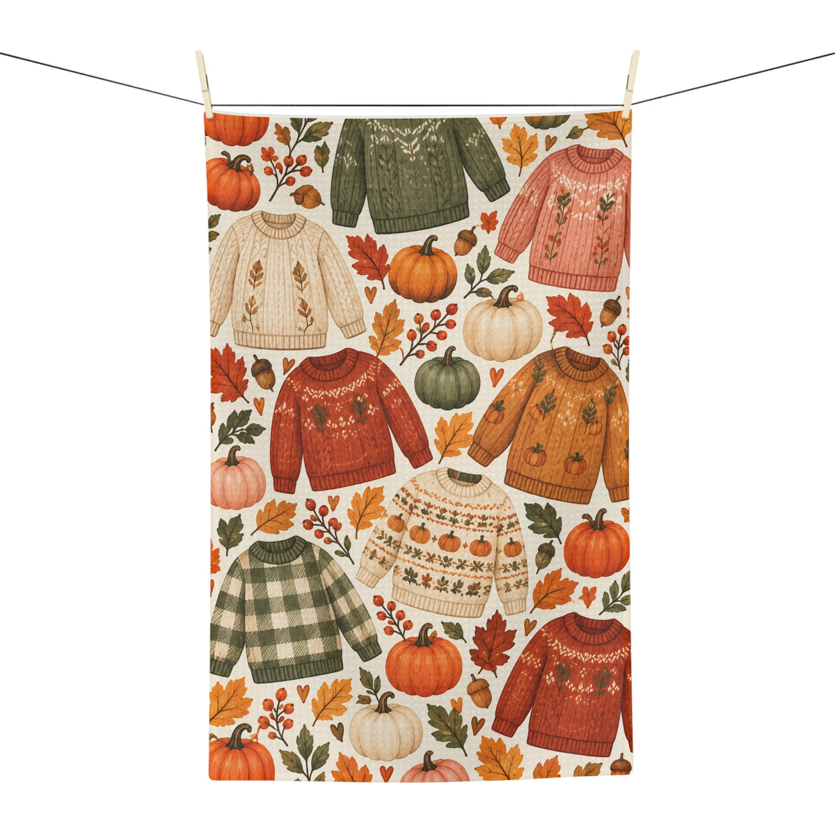 Sweater Weather Microfiber Tea Towel