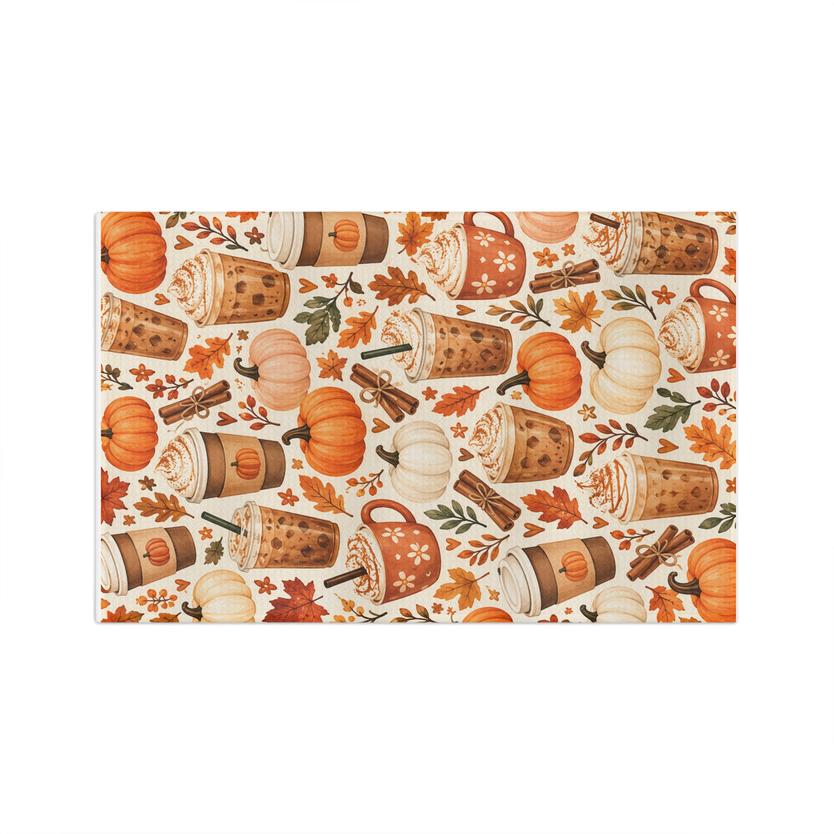 Pumpkin Spice Microfiber Tea Towel