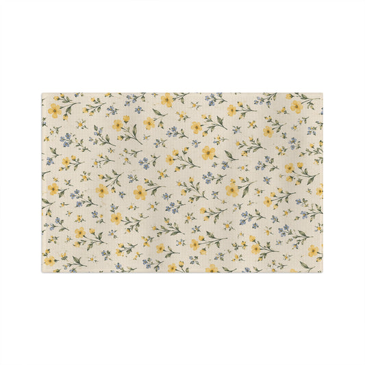 Buttercup Mini Floral Microfiber Tea Towel