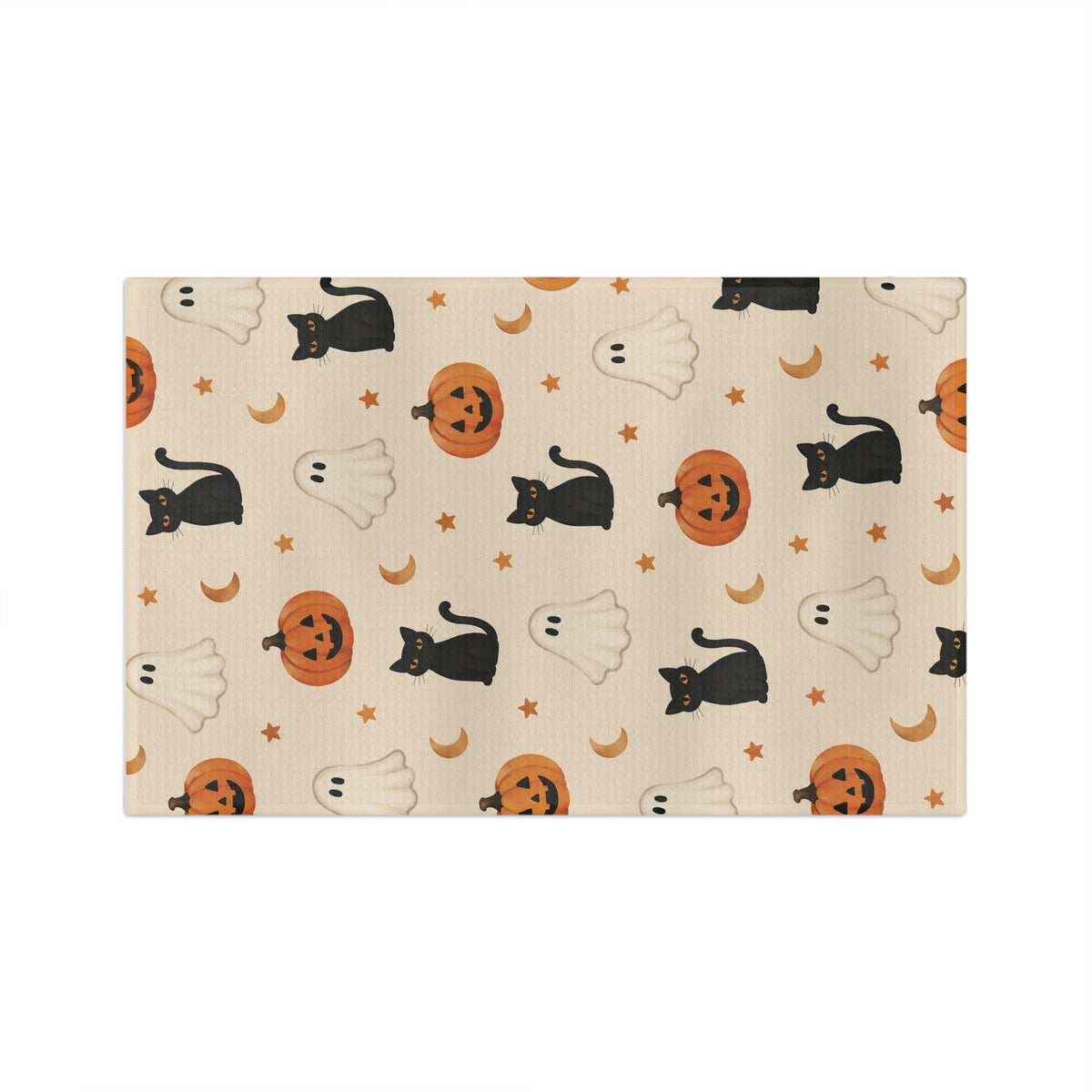 Spooky Check Microfiber Tea Towel