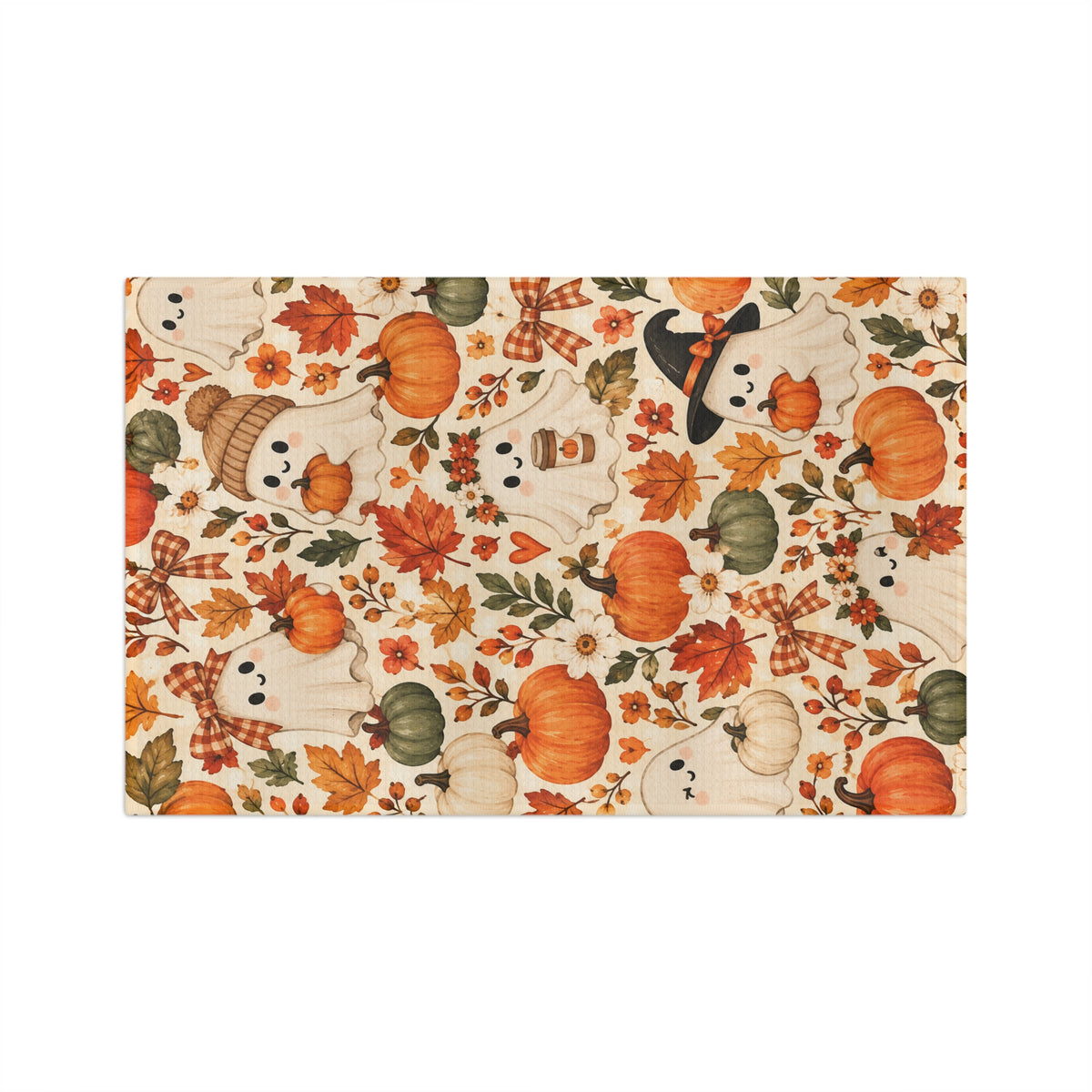 Pumpkin Boo Microfiber Tea Towel