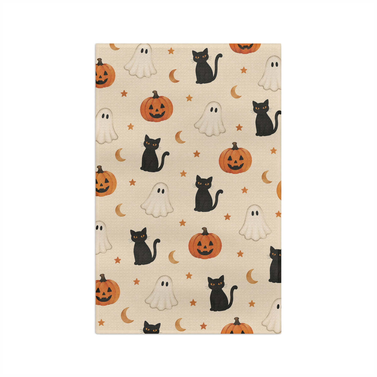 Spooky Check Microfiber Tea Towel