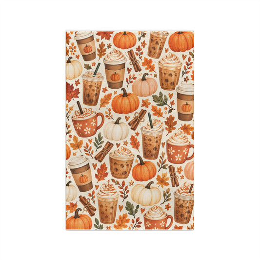 Pumpkin Spice Microfiber Tea Towel