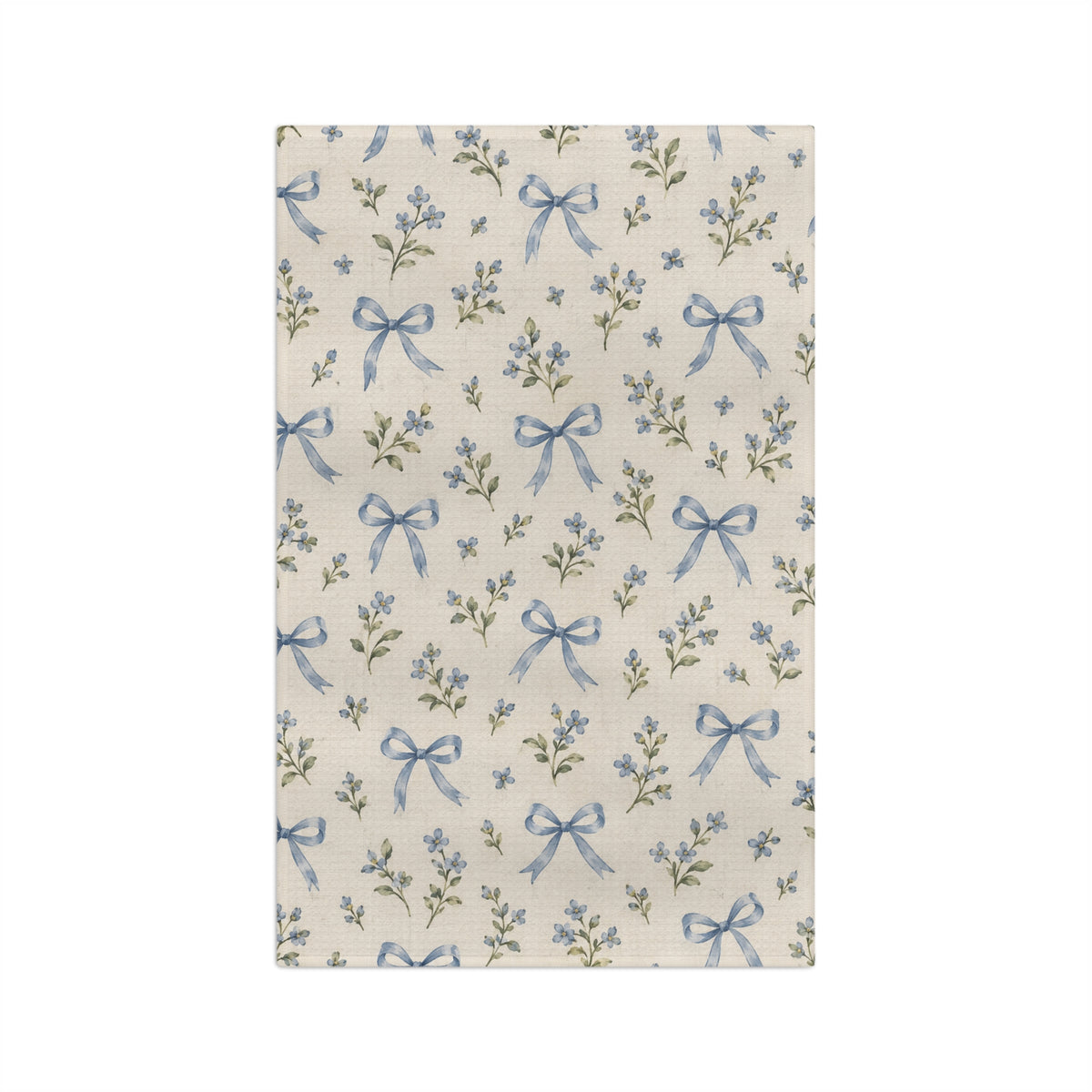 Bluebell Bows Microfiber Hand Towel