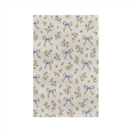 Bluebell Bows Microfiber Hand Towel