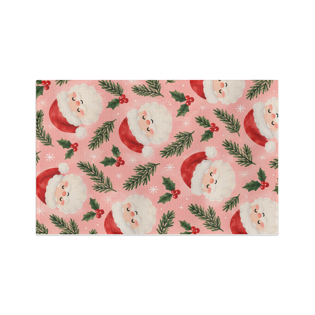 Jolly Santa Microfiber Tea Towel