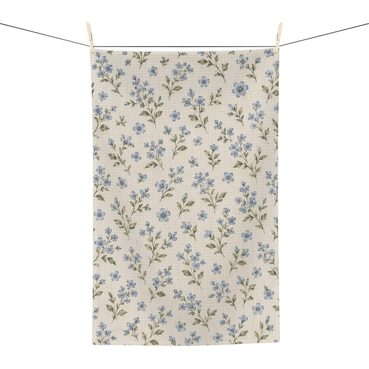 Blue Meadow Microfiber Tea Towel