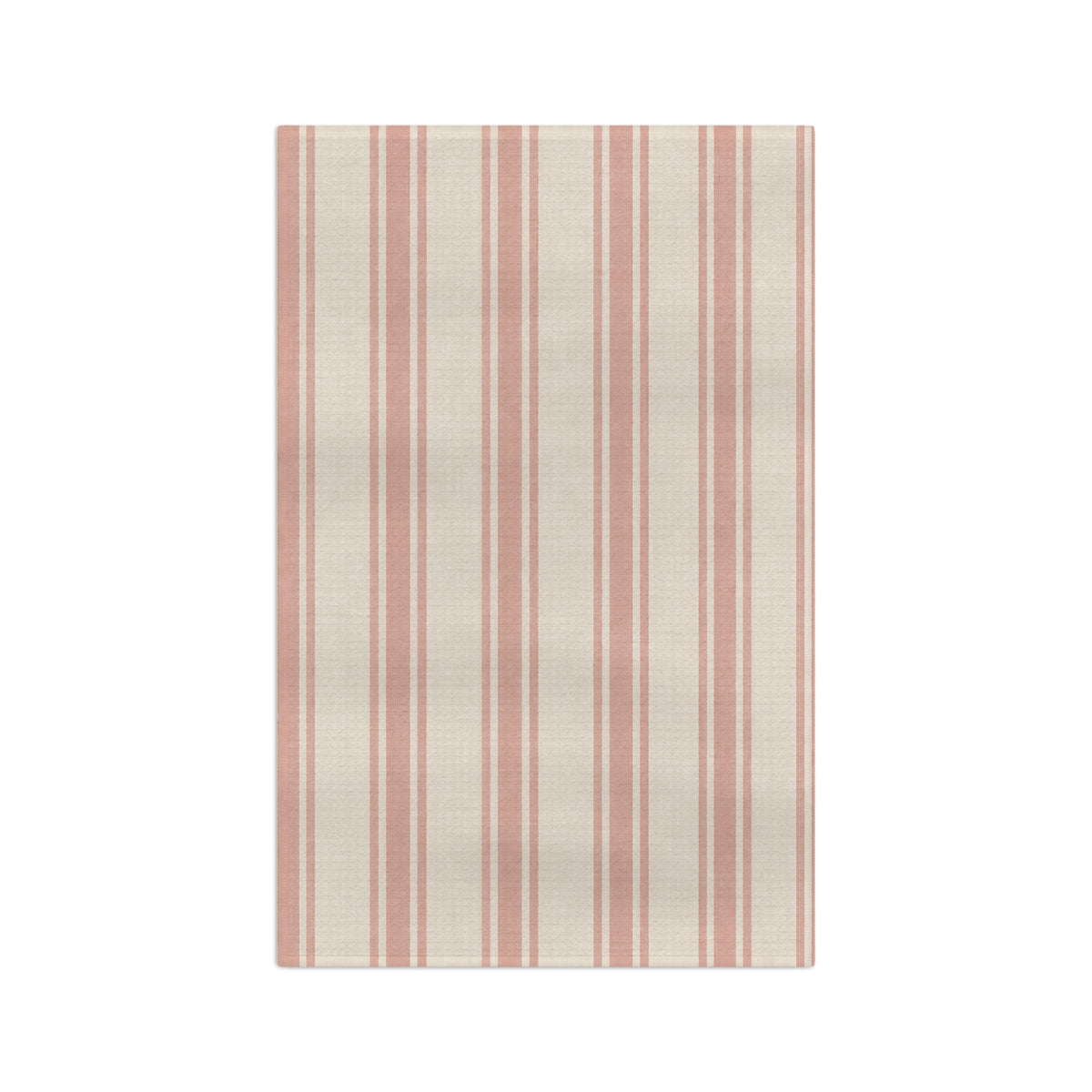 Dusty Pink Stripe Microfiber Tea Towel