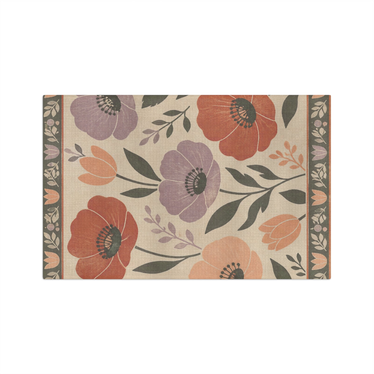 Flower Microfiber Tea Towel