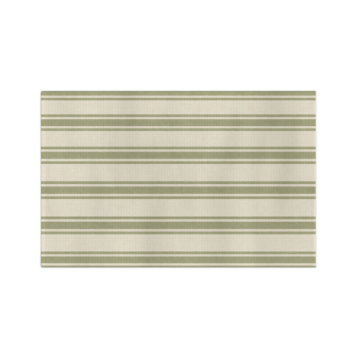 Sage Stripe Microfiber Tea Towel
