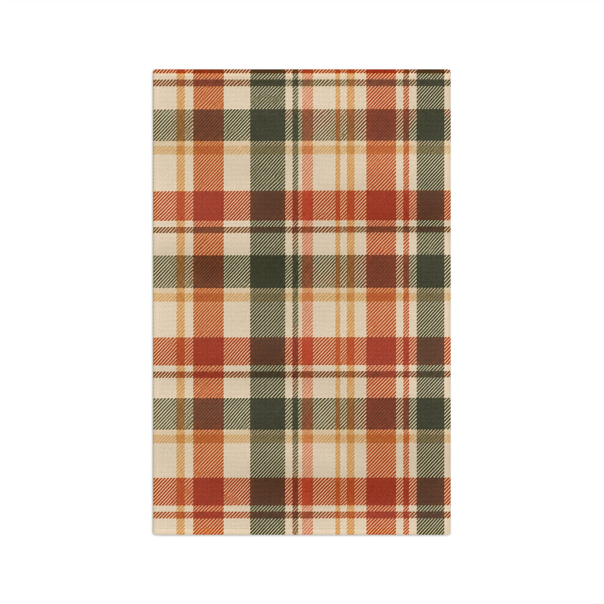 Harvest Plaid Microfiber Tea Towel