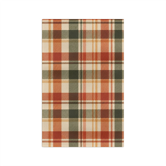 Harvest Plaid Microfiber Tea Towel
