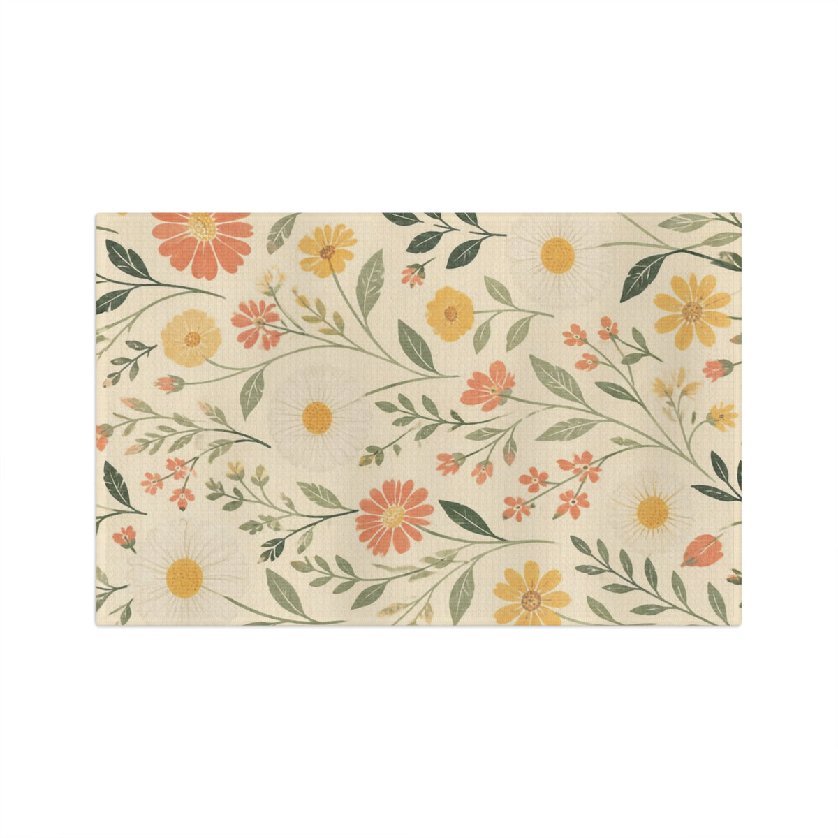 Sunday Garden Microfiber Tea Towel