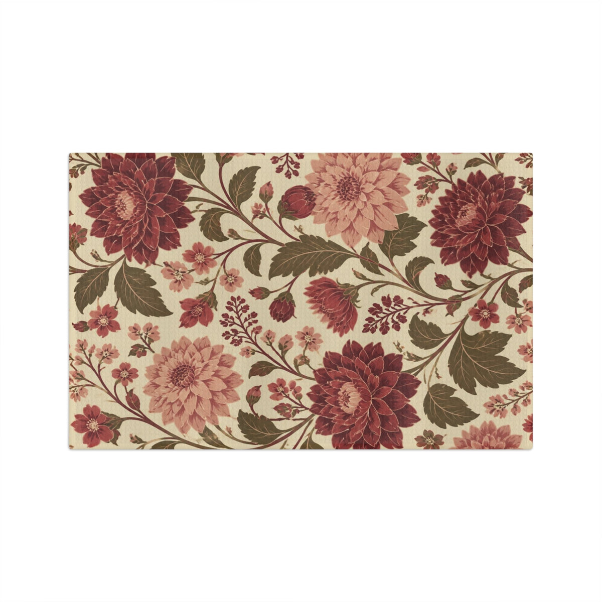 Cottage Blooms Microfiber Tea Towel