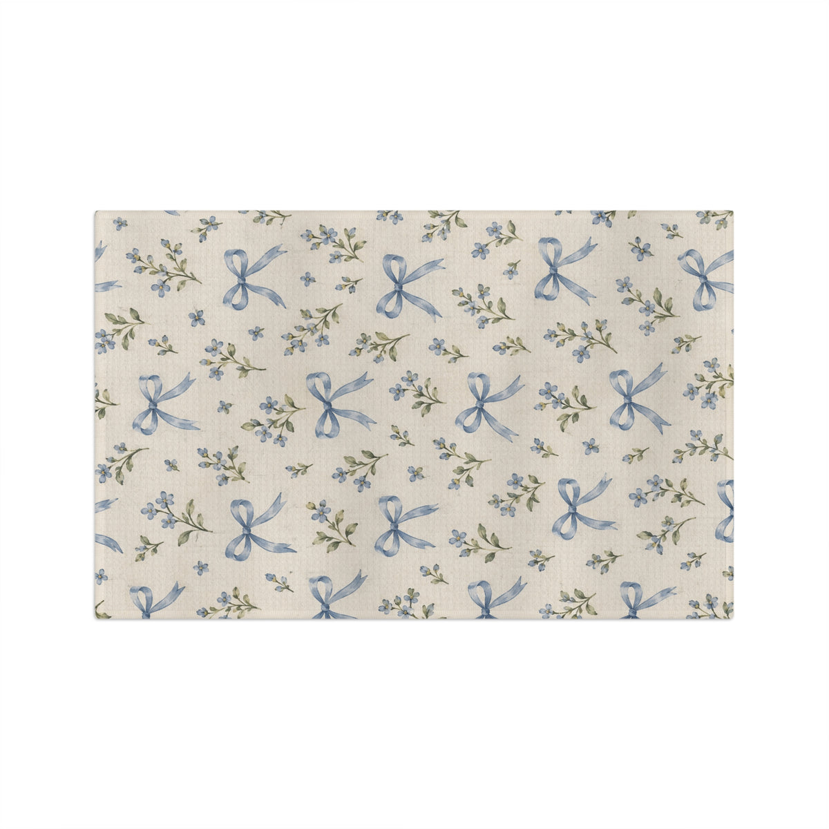 Bluebell Bows Microfiber Hand Towel