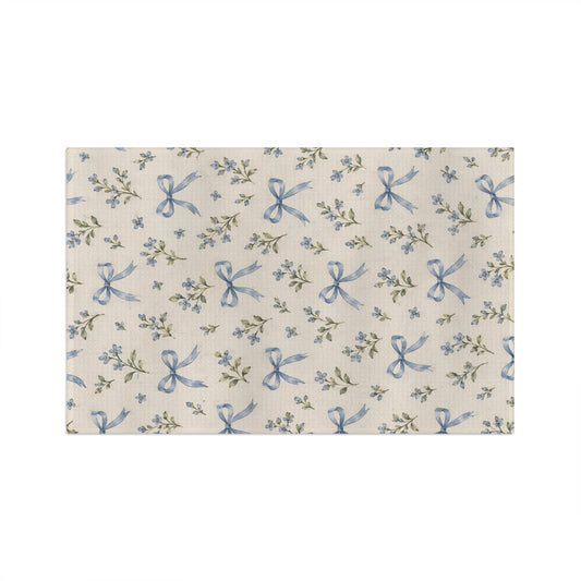 Bluebell Bows Microfiber Hand Towel