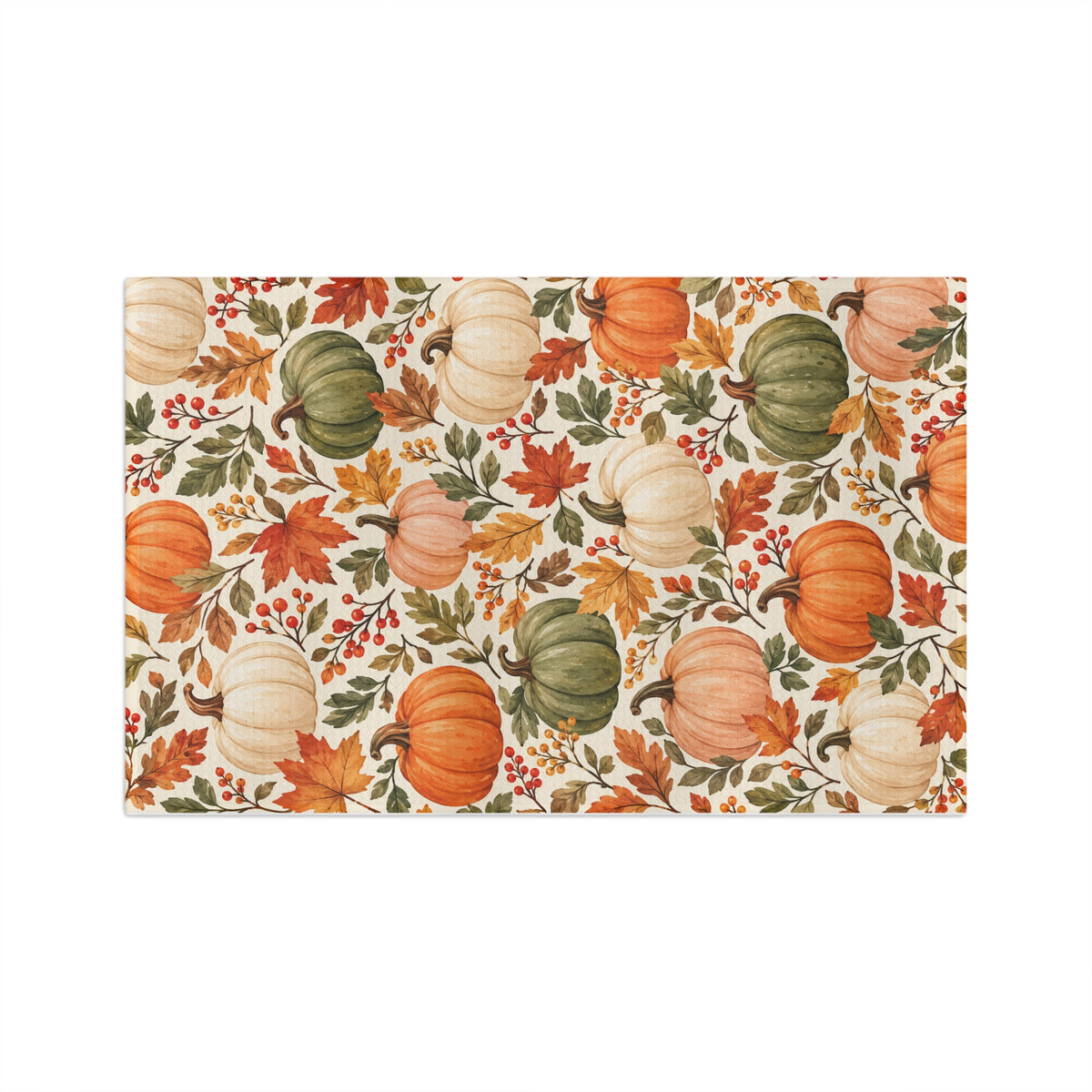 Pumpkin Patch Microfiber Tea Towel